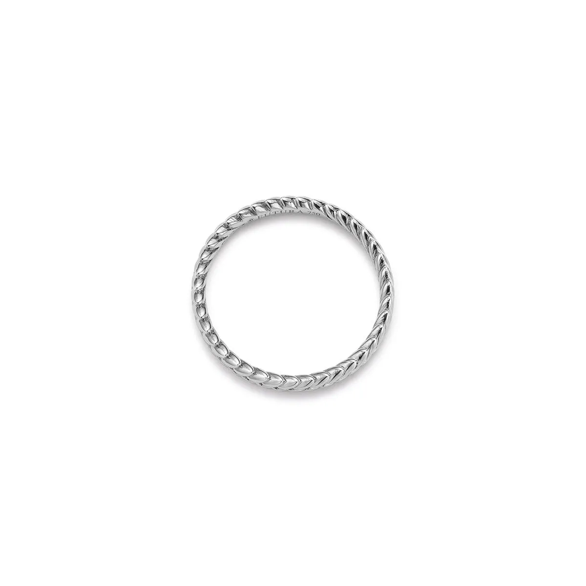 Terra Laurel Stacking Ring