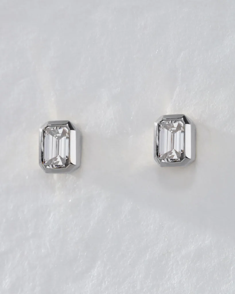 The Bella Bezel Studs