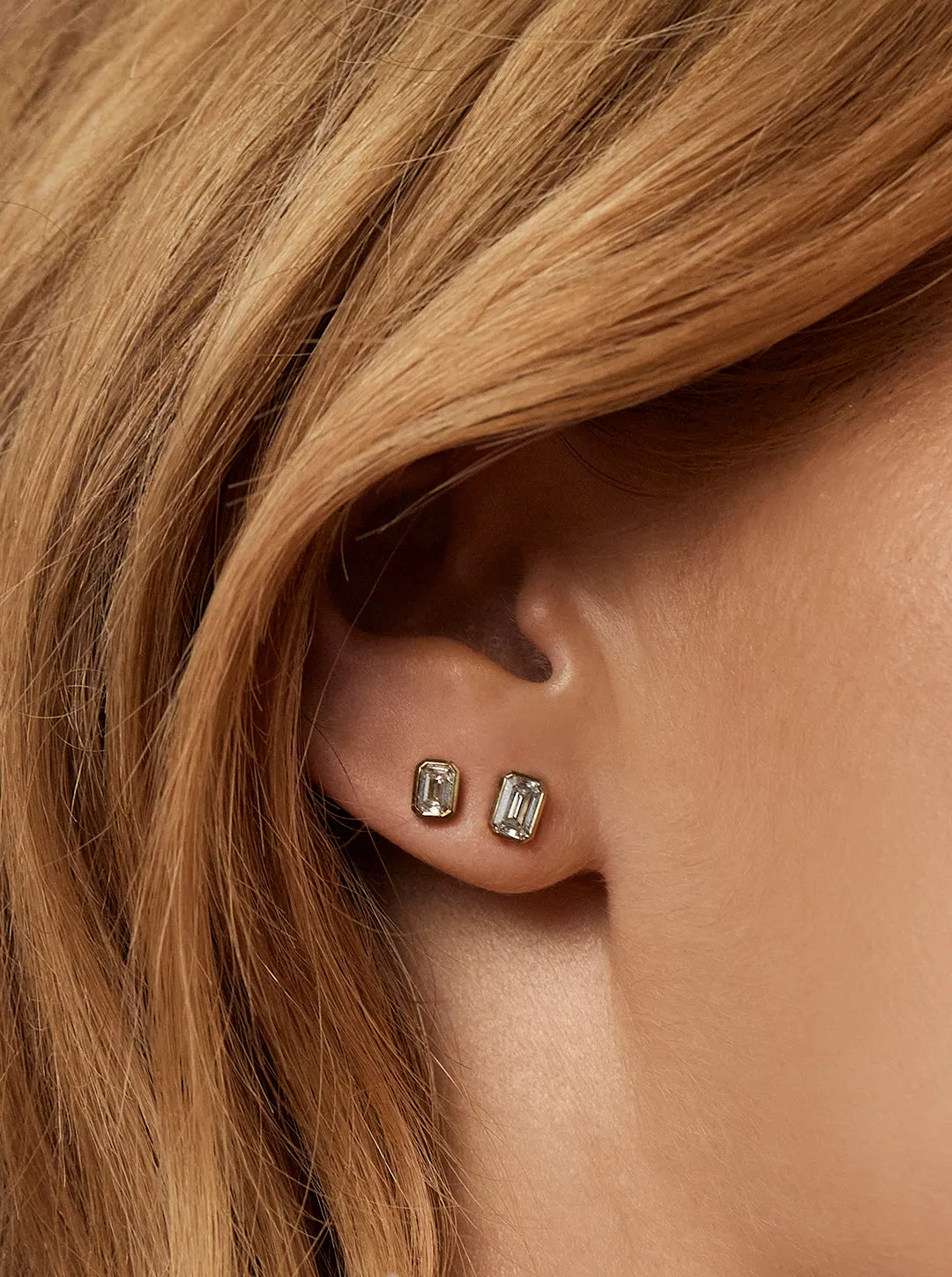 The Bella Bezel Studs