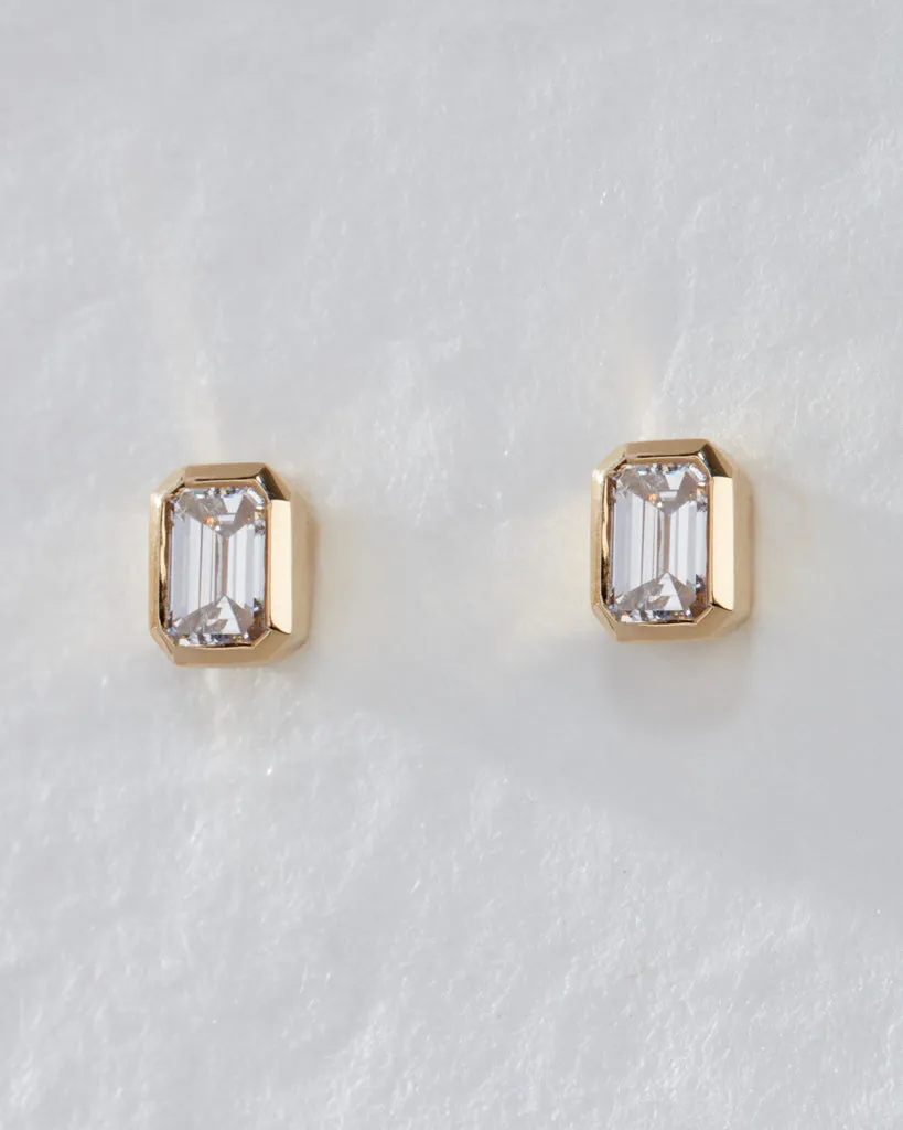 The Bella Bezel Studs