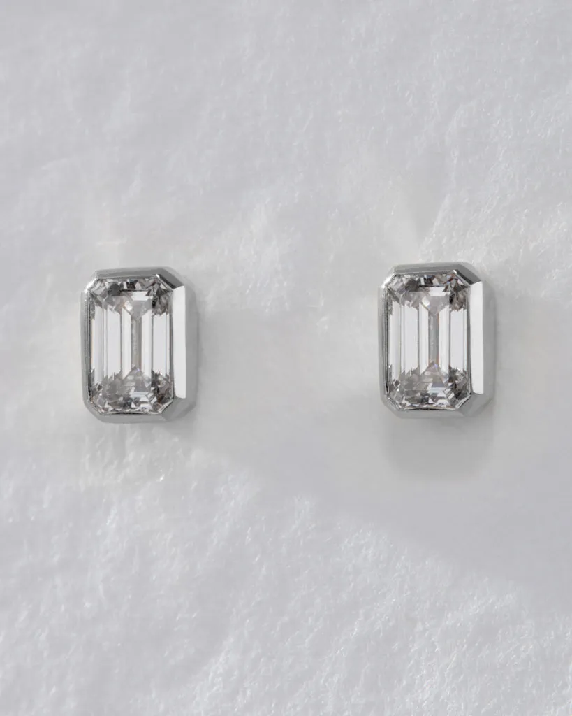 The Bella Bezel Studs