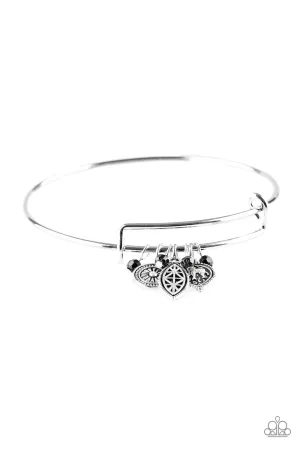 The Elephant In The Room Black Bead Bracelet