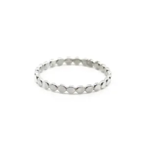 The Land of Salt - Coin Stacking Ring (Silver)
