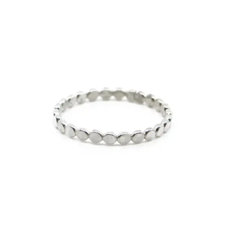 The Land of Salt - Coin Stacking Ring (Silver)