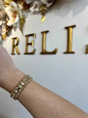 Thin Brass Bracelet