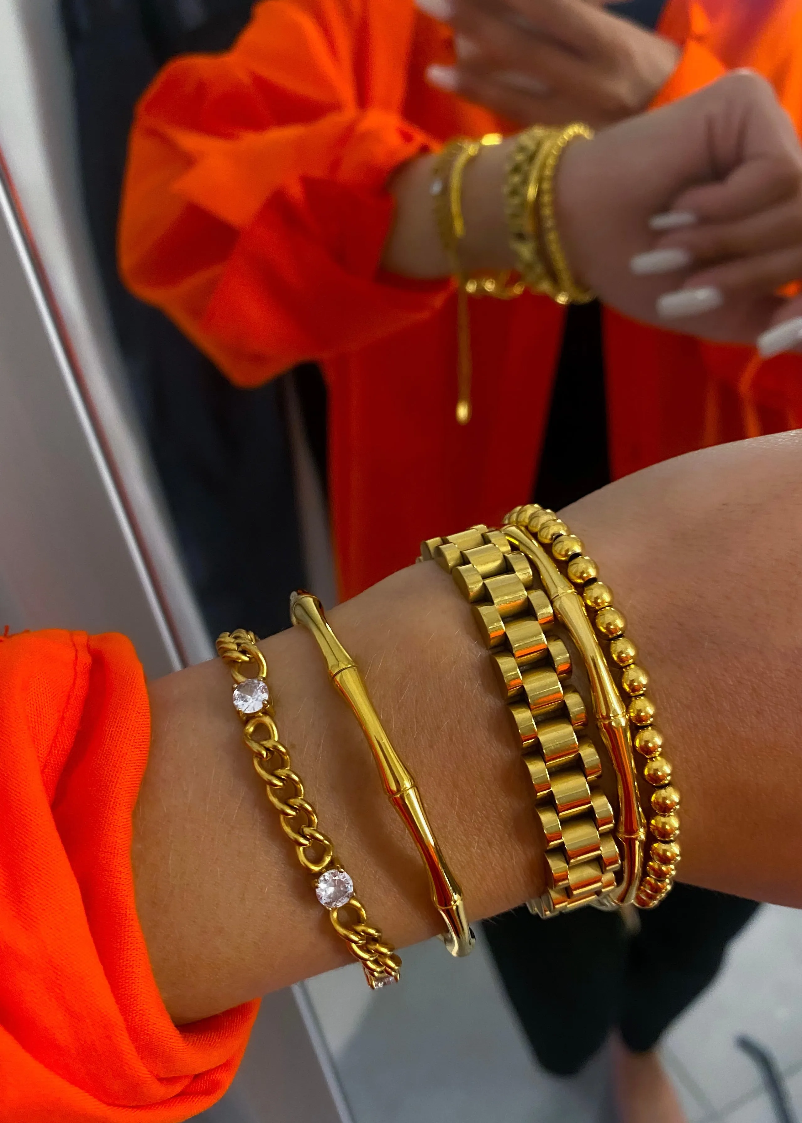 THIN GOLD WATCH BAND