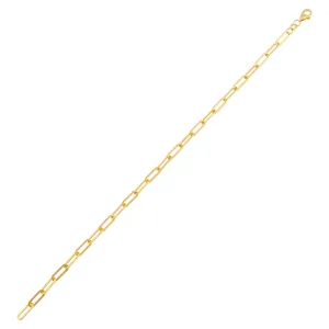 Thin Oval Link Bracelet