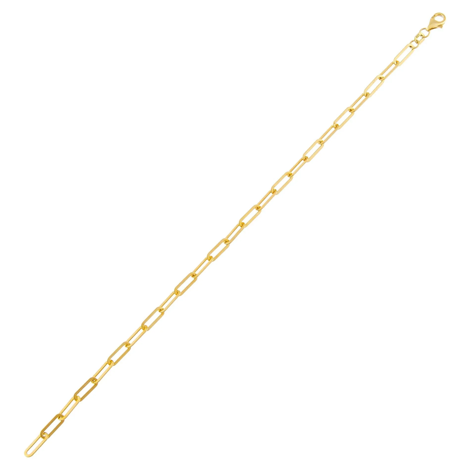 Thin Oval Link Bracelet