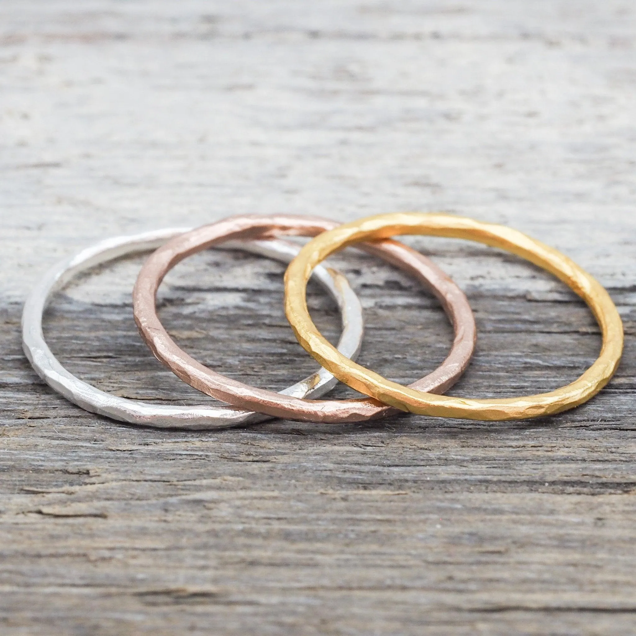 Thin Rose Gold Stacker Ring