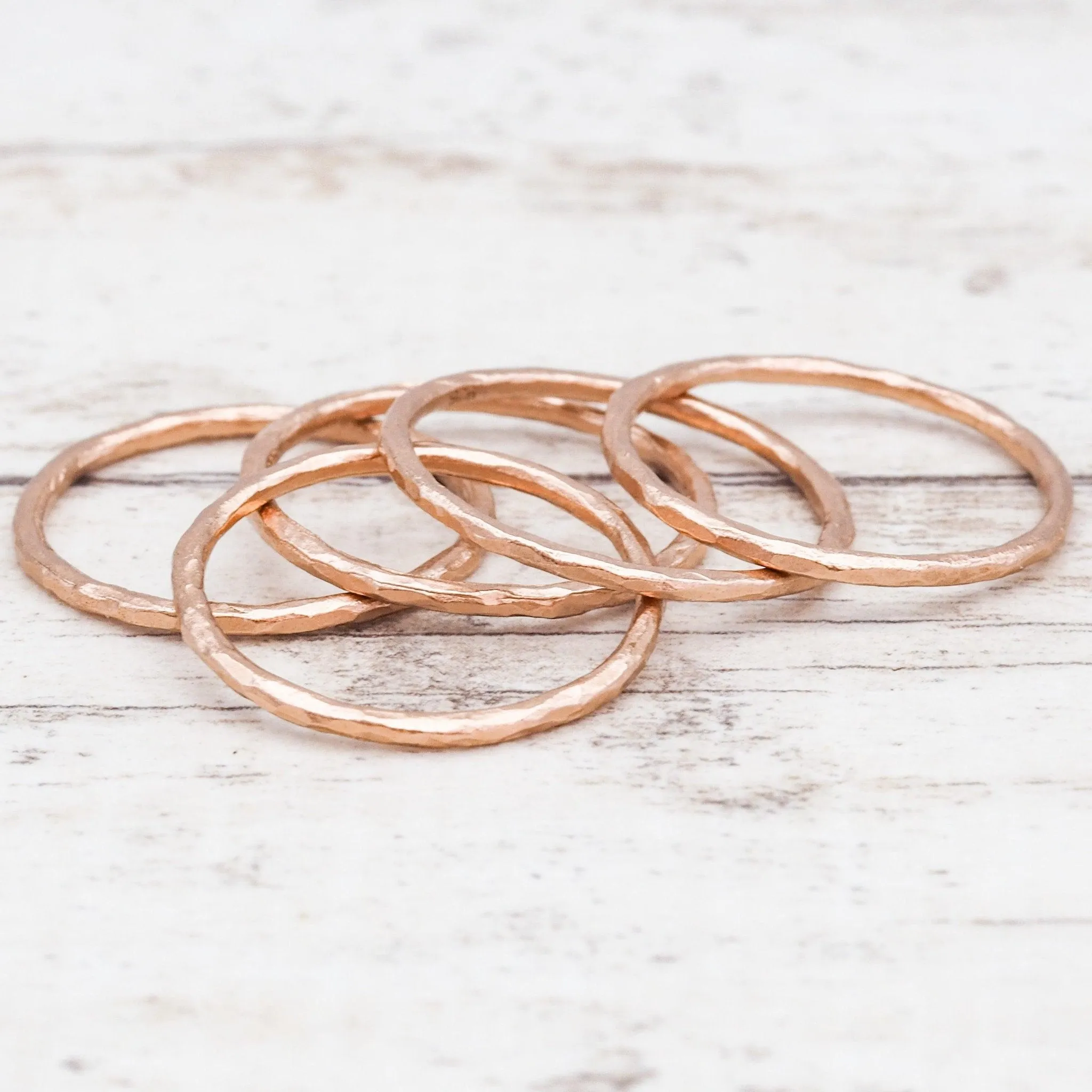 Thin Rose Gold Stacker Ring