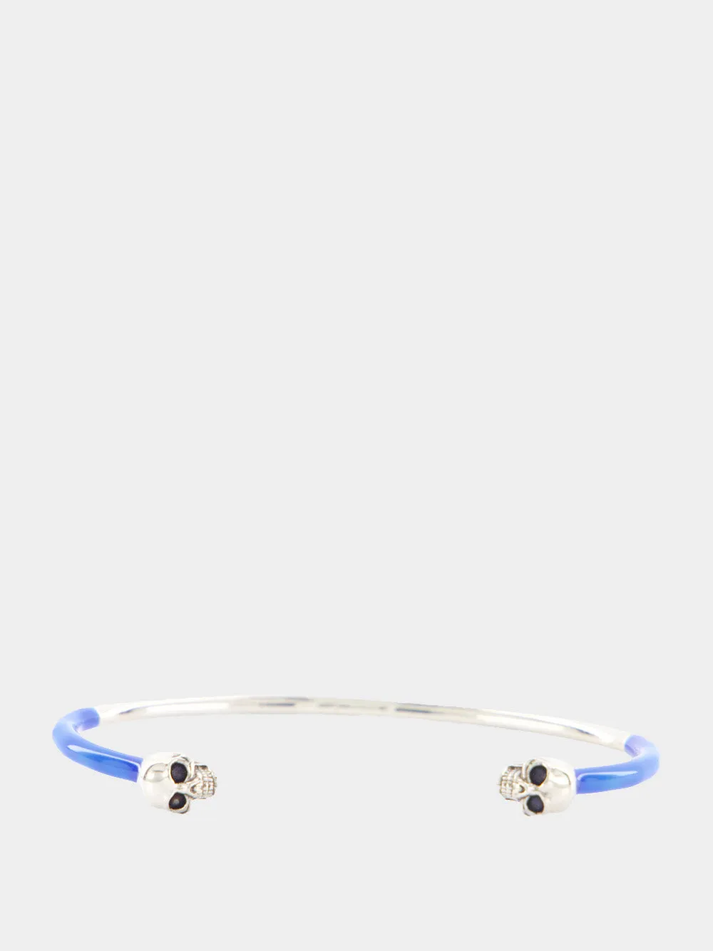 Thin Twin Skull Bracelet