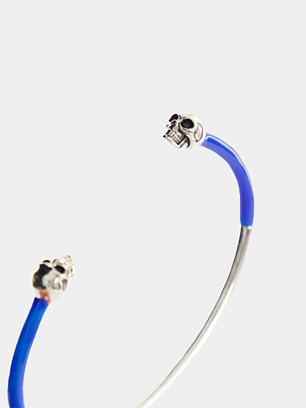 Thin Twin Skull Bracelet