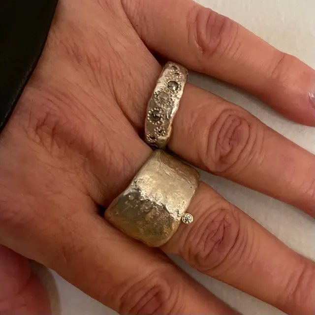 Thrive Ring with Salt & Pepper Diamonds