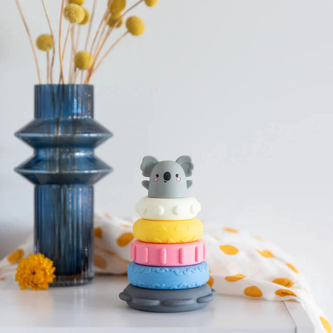 Tiger Tribe Silicone Stacker - Koala