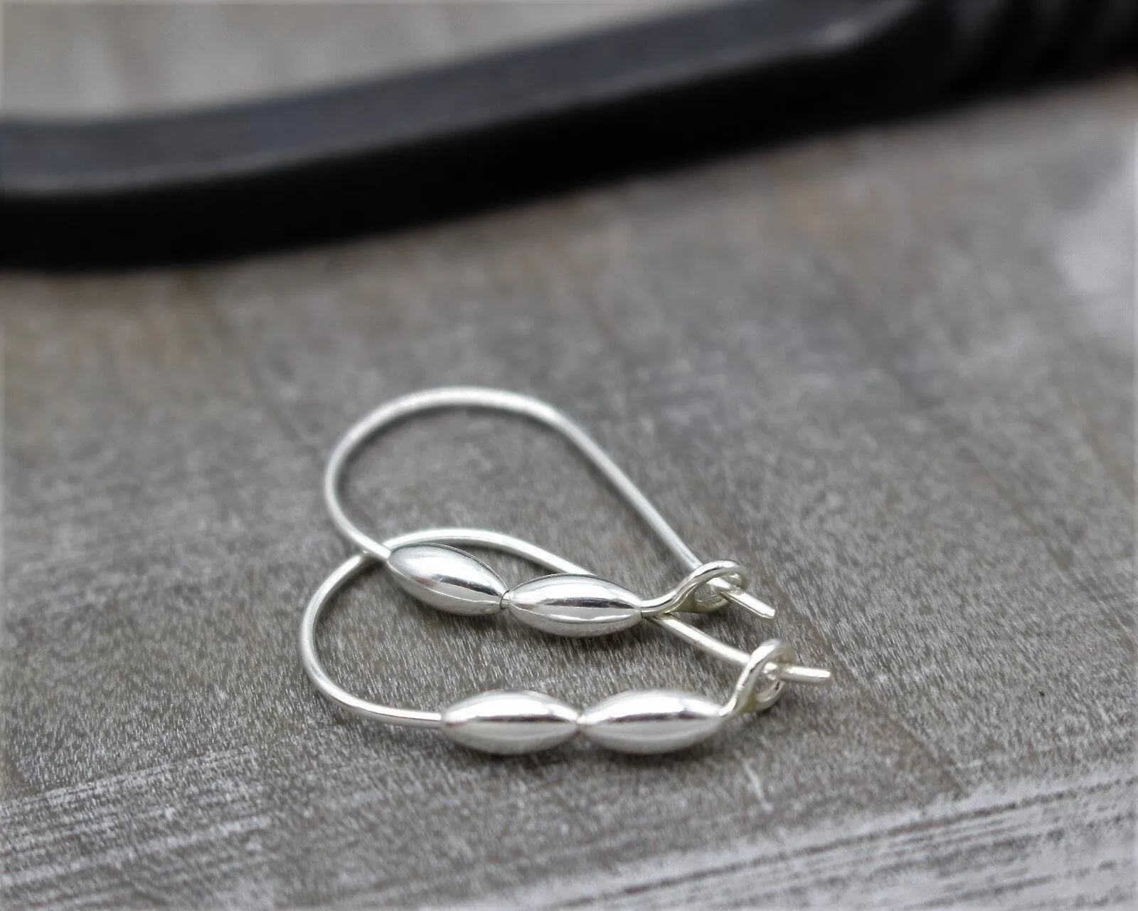 Tiny silver earrings - gift for her - silver dangle earrings - tiny earrings - jewelry sale - small silver hoops