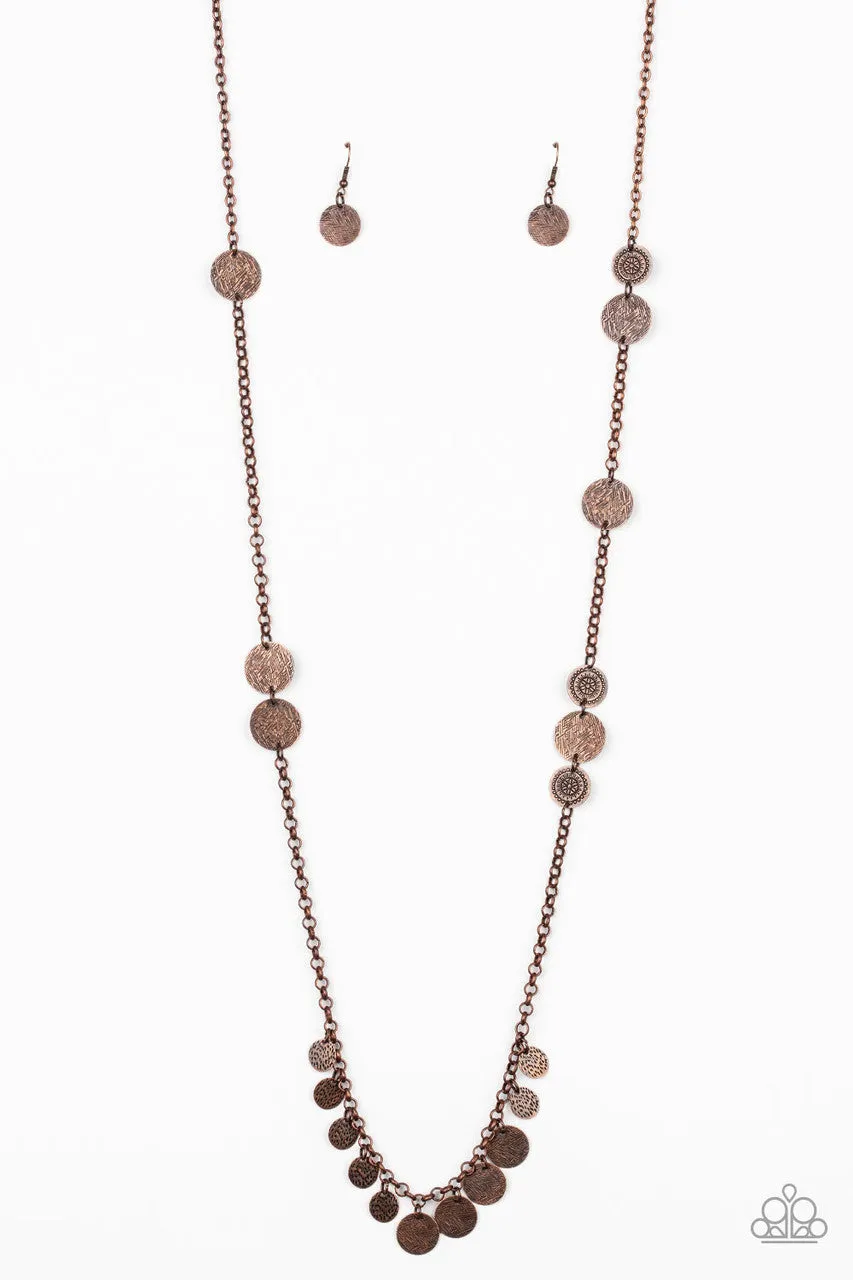 Trailblazing Trinket Copper Paparazzi Necklace