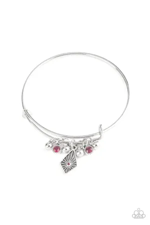 Treasure Charms - Pink Bracelet