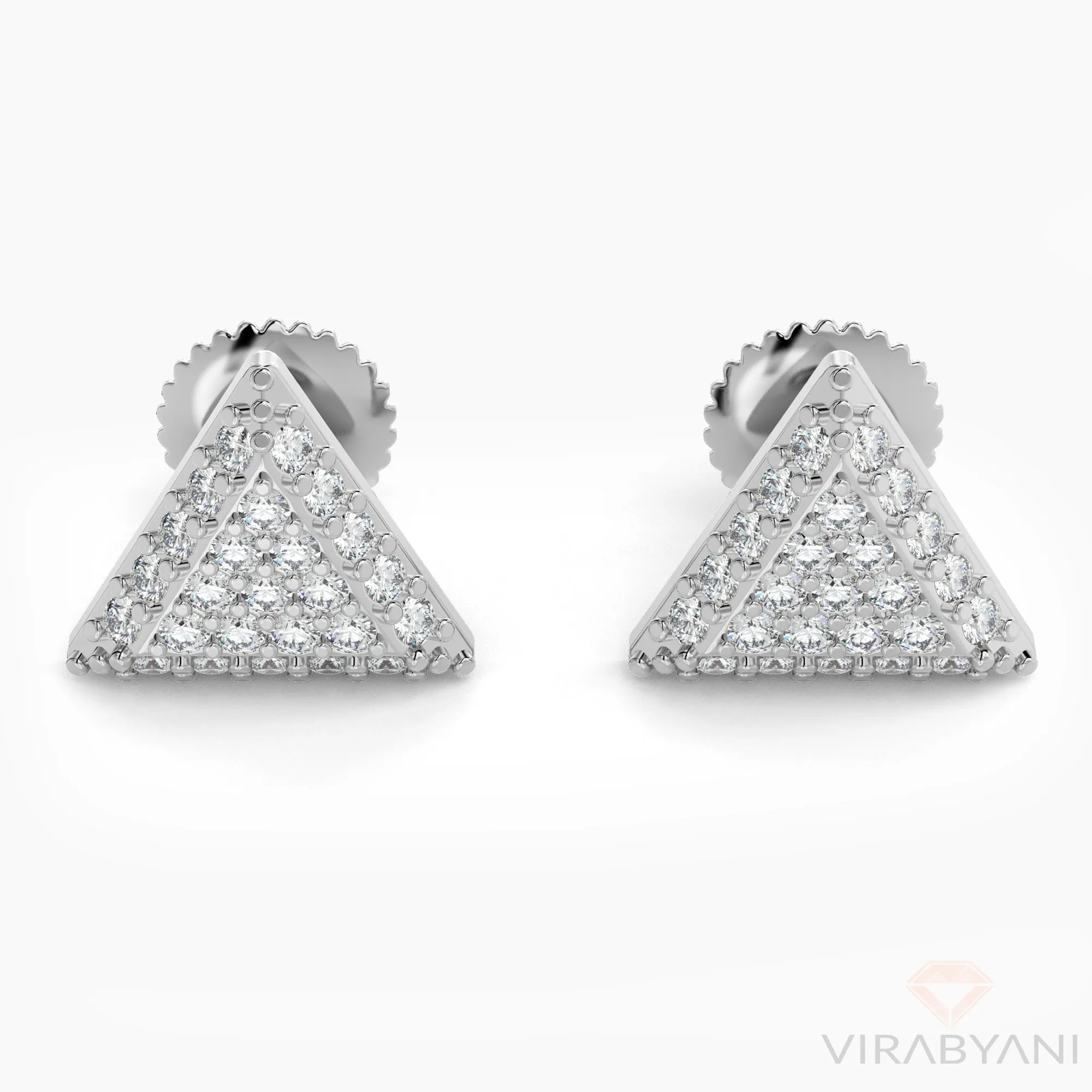 Triangle Shaped AMoré Pavé Earrings With 0.40 ct. Diamonds
