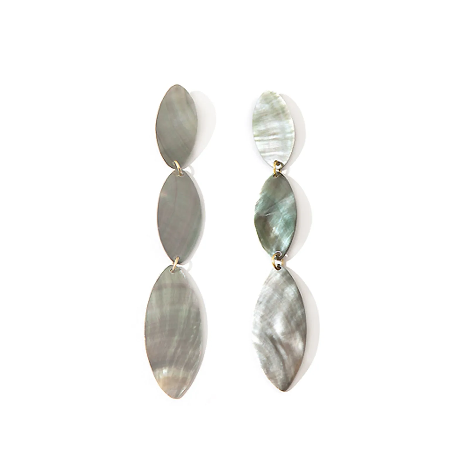 TRIPLE DROP LINEAR EARRINGS