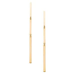 Triple Linear Bar Earrings