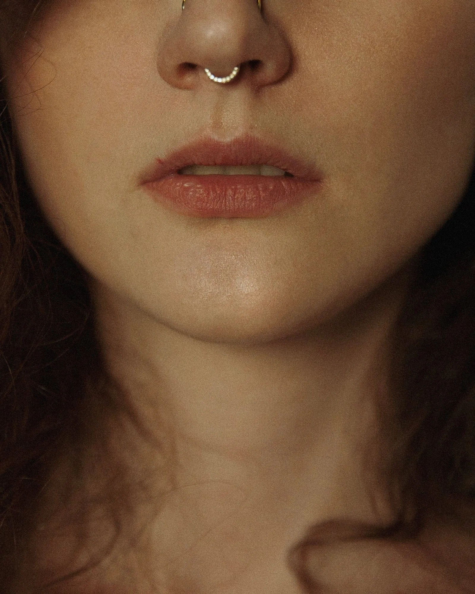 U Shaped Mini Stud Nose Cuff