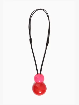 Venezia Pendant Necklace - Berries Polyester