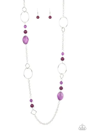 Very Visionary Purple Paparazzi Necklace