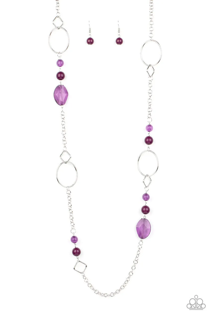 Very Visionary Purple Paparazzi Necklace