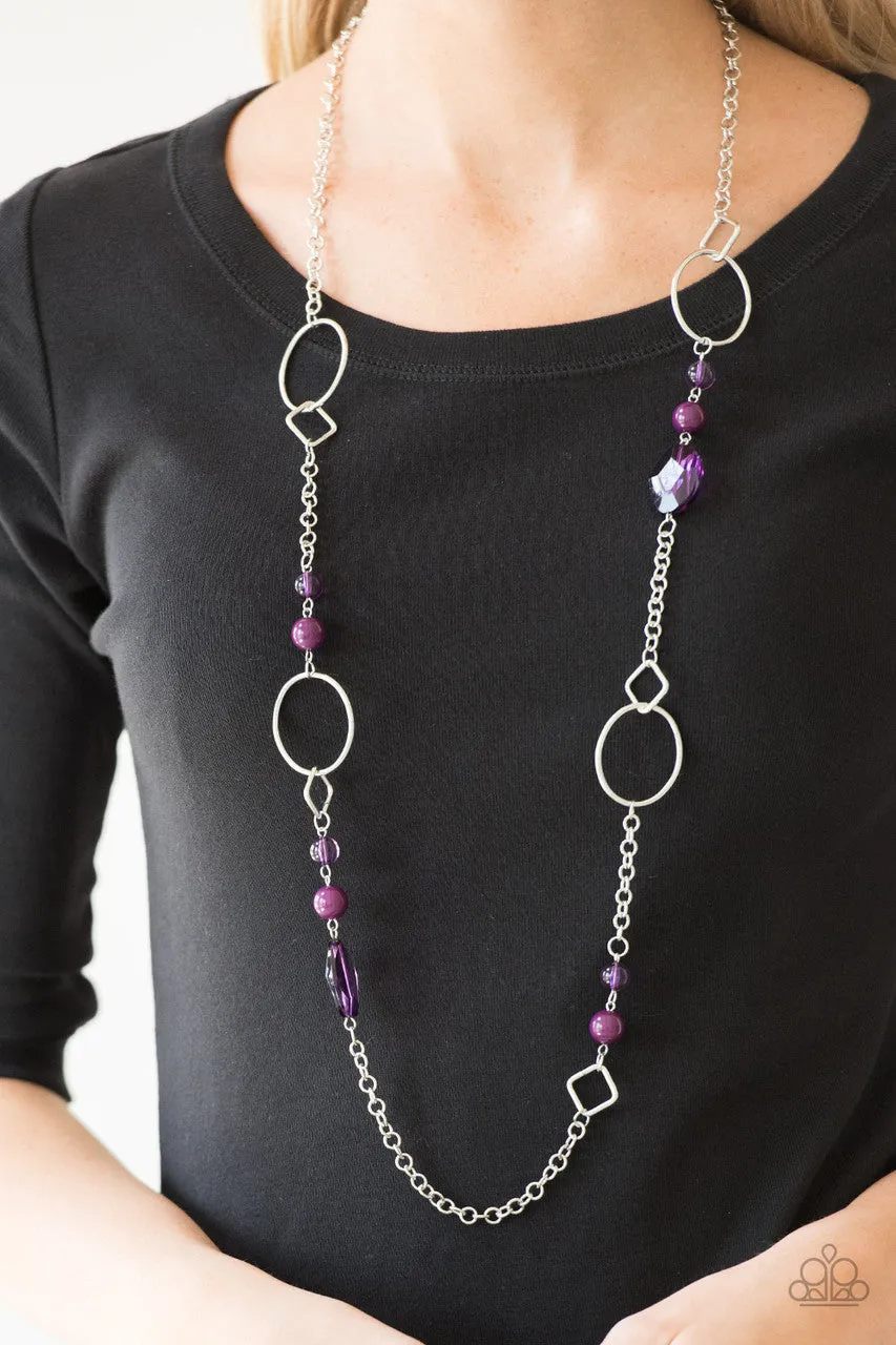 Very Visionary Purple Paparazzi Necklace