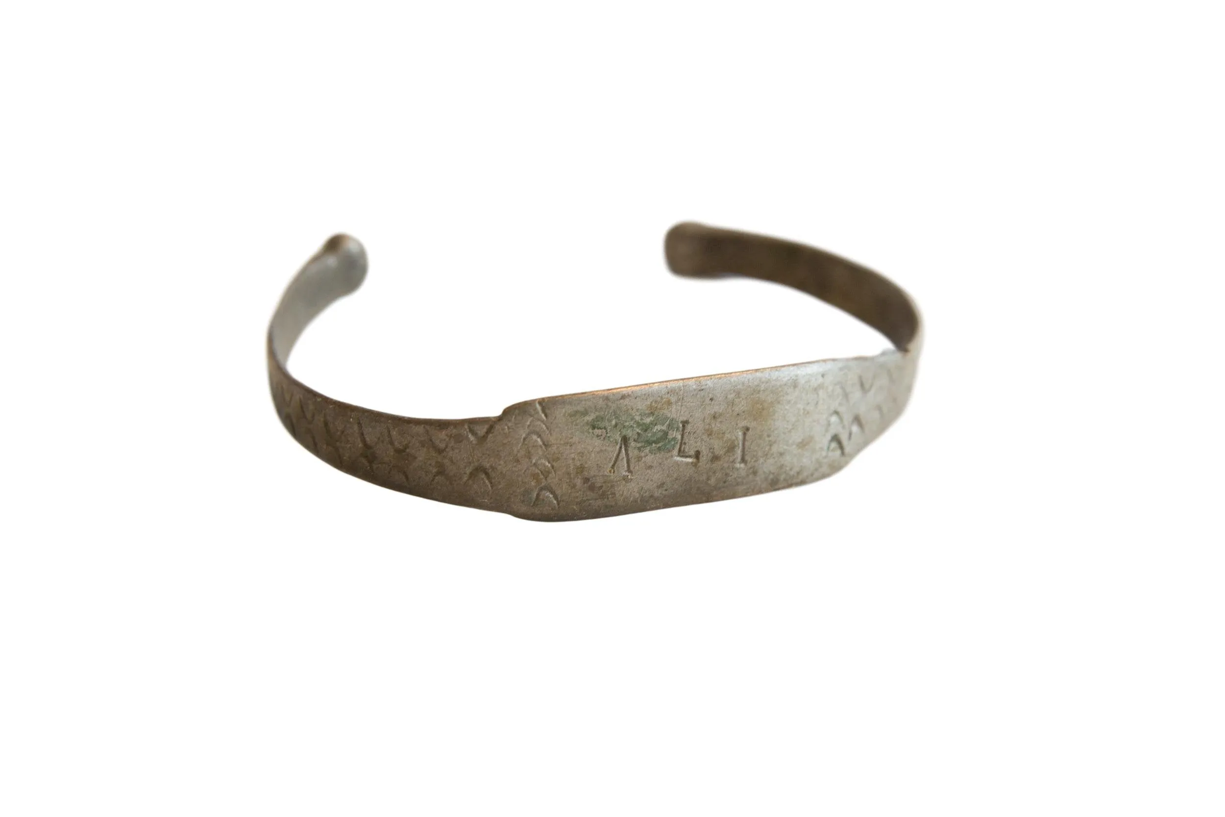 Vintage African Thin Metal Bracelet