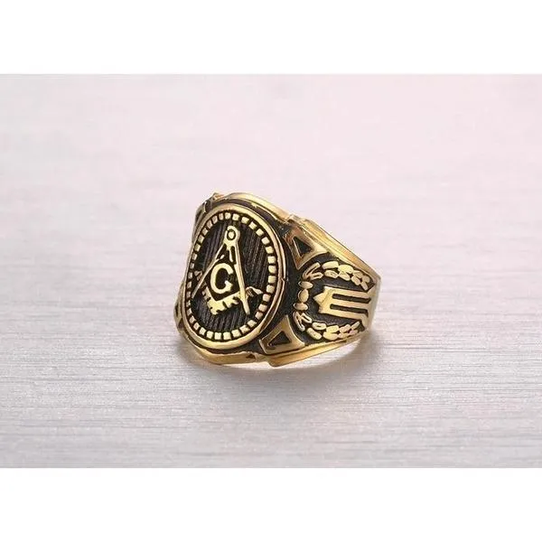 Vintage Masonic Freemason Ring
