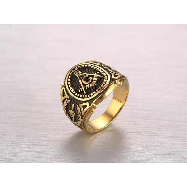 Vintage Masonic Freemason Ring