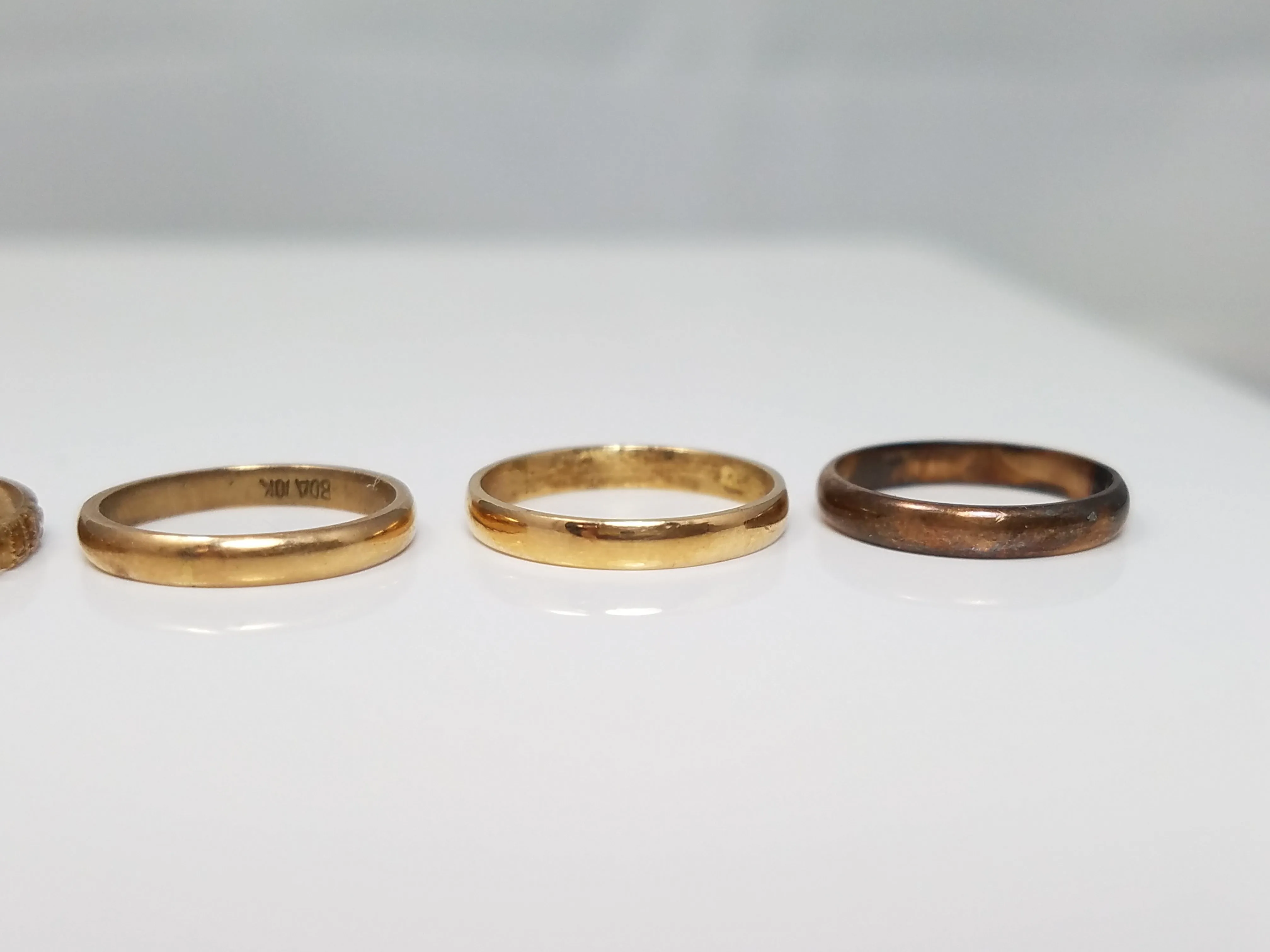 Vintage Yellow Gold Baby/Child Rings