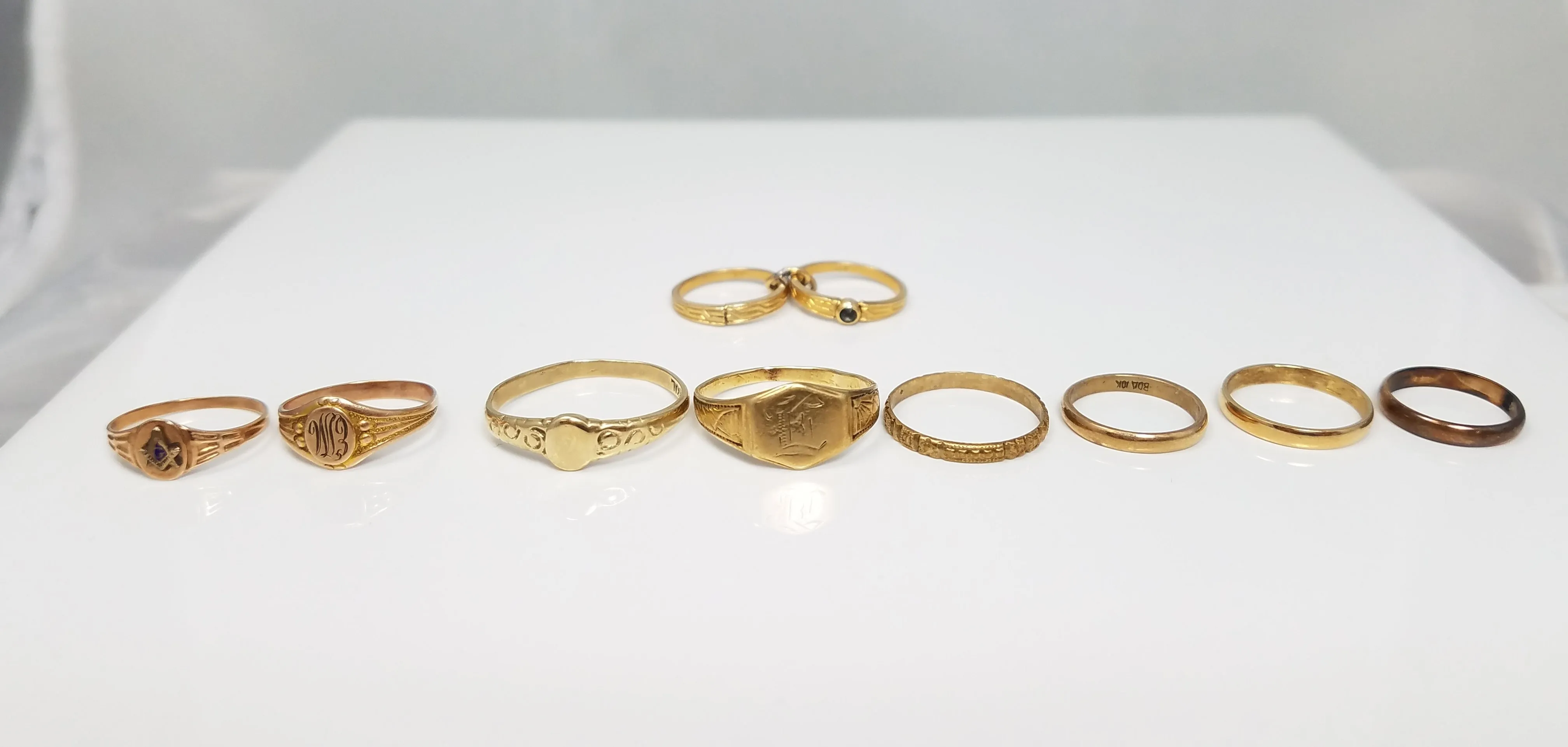 Vintage Yellow Gold Baby/Child Rings