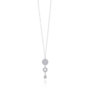 VIVIAN SILVER SMALL LONG NECKLACE FILIGREE