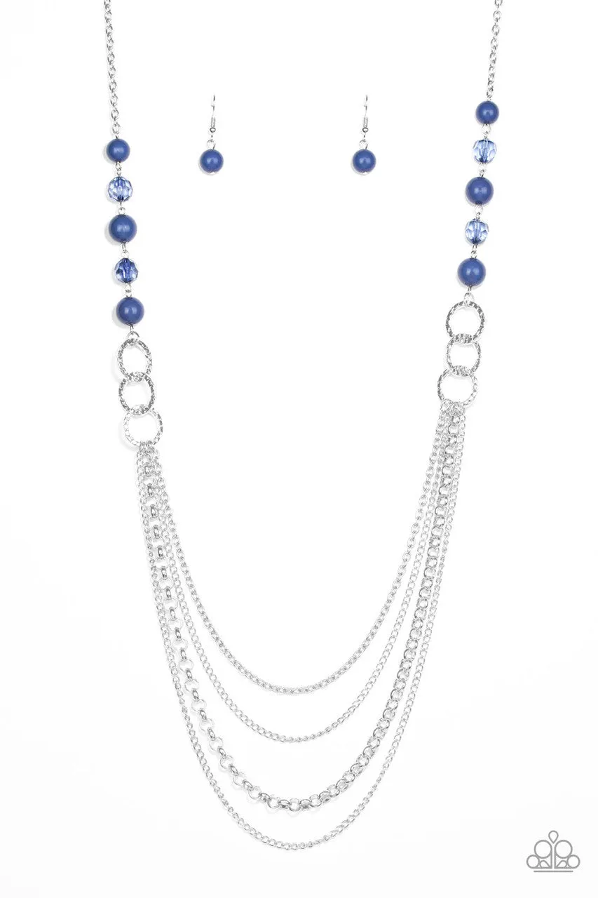 Vividly Vivid Blue Paparazzi Necklace