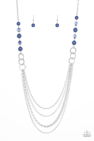 Vividly Vivid Blue Paparazzi Necklace