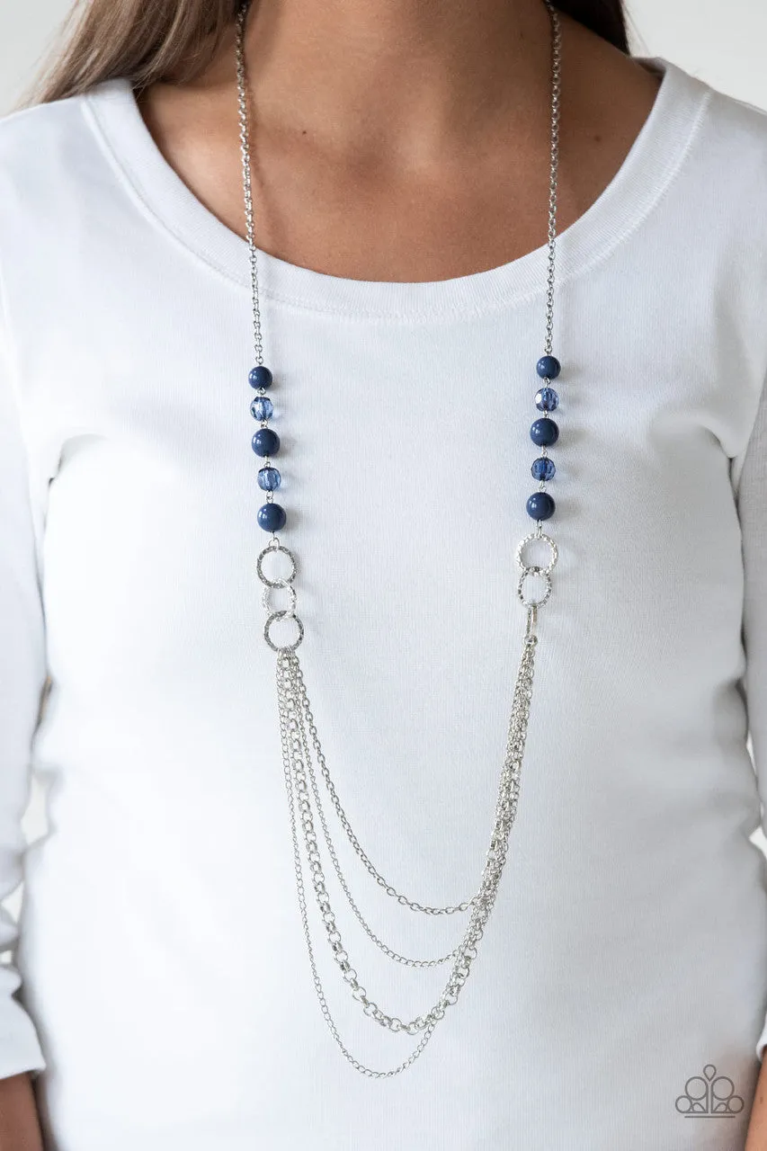 Vividly Vivid Blue Paparazzi Necklace