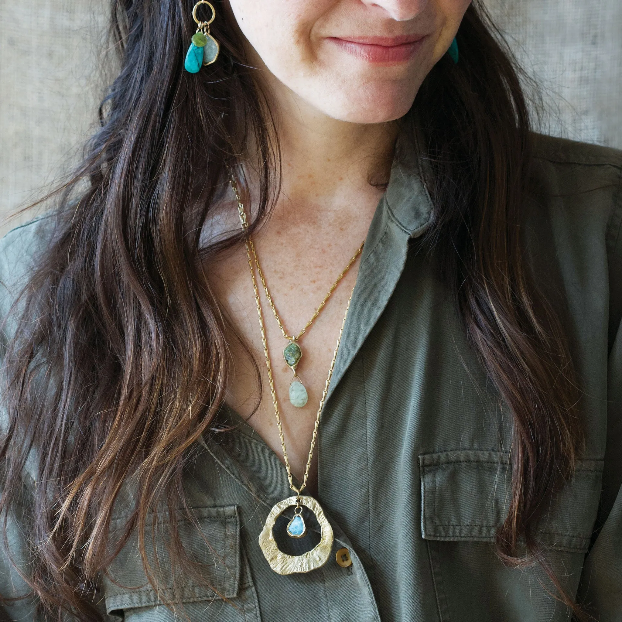 Whirlpool Solo Pendant - Long Chain