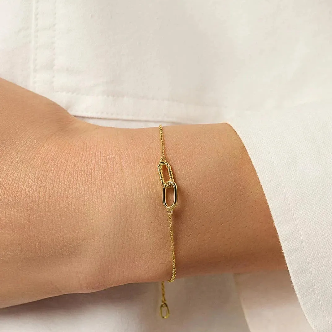 Whirlwind Chain Bracelet in 92.5 Sterling Silver