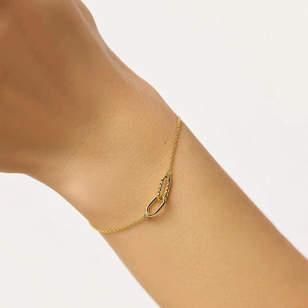 Whirlwind Chain Bracelet in 92.5 Sterling Silver