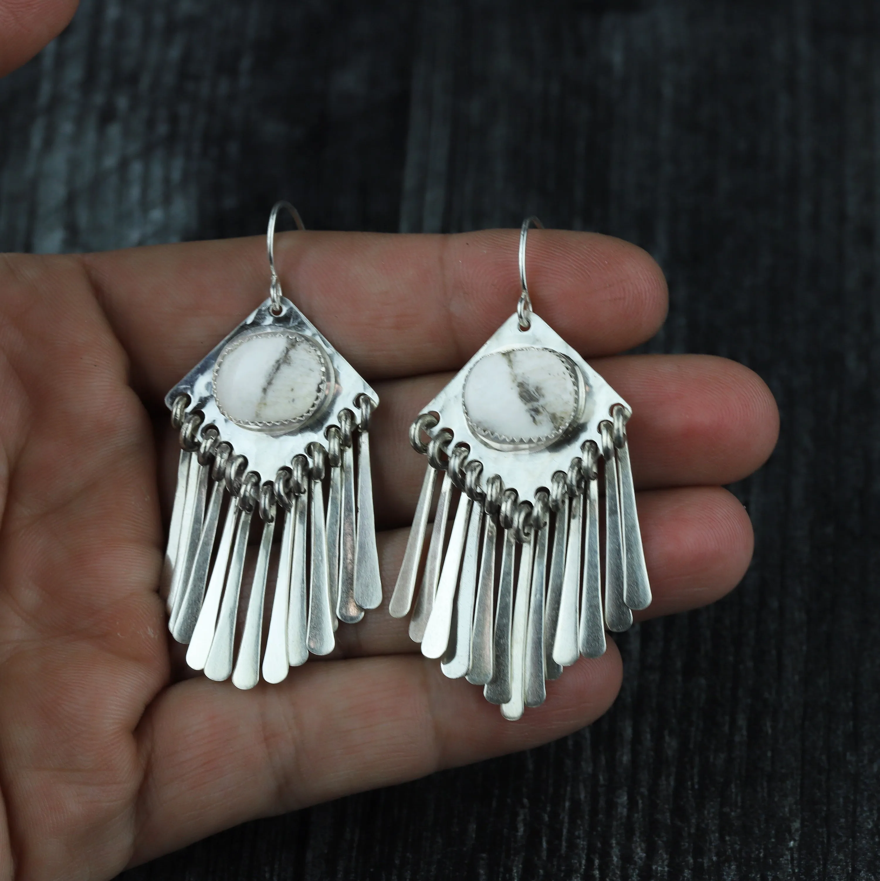 White Buffalo Natalie Earrings No.12