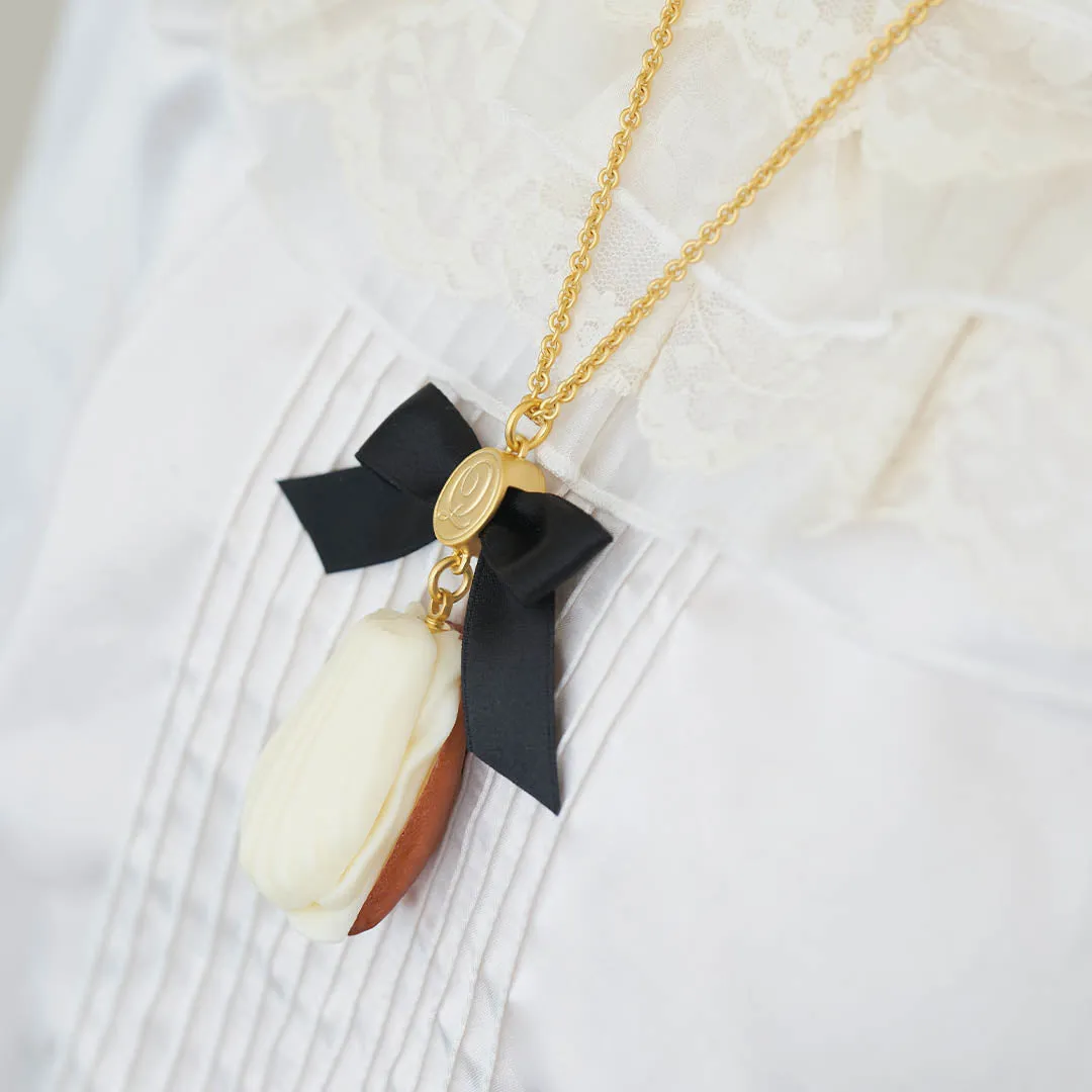 White Chocolate Madeleine Necklace【Japan Jewelry】