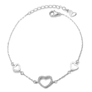 White Cz 925 Sterling Silver Tennis Bracelet Jewelry