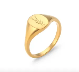 WildFlower Engraved/Stamped Rings