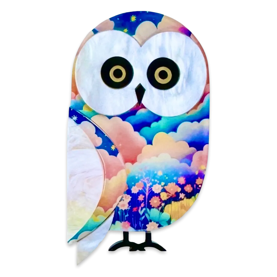 Willow the barn owl - Brooch