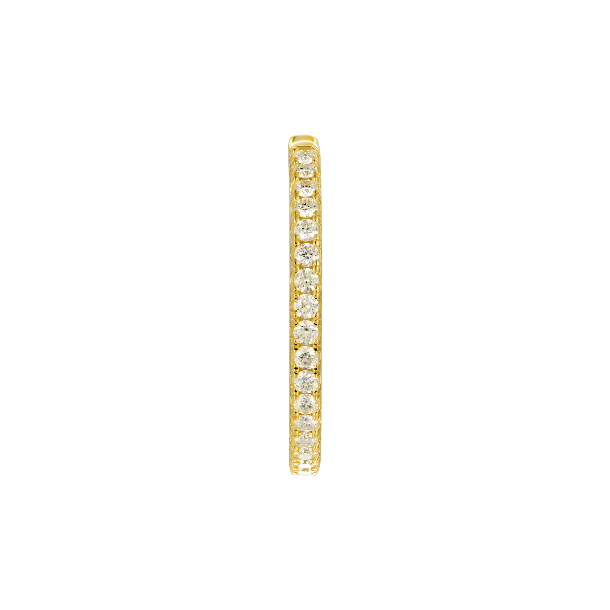 Women's One Row Large Hoop Earring