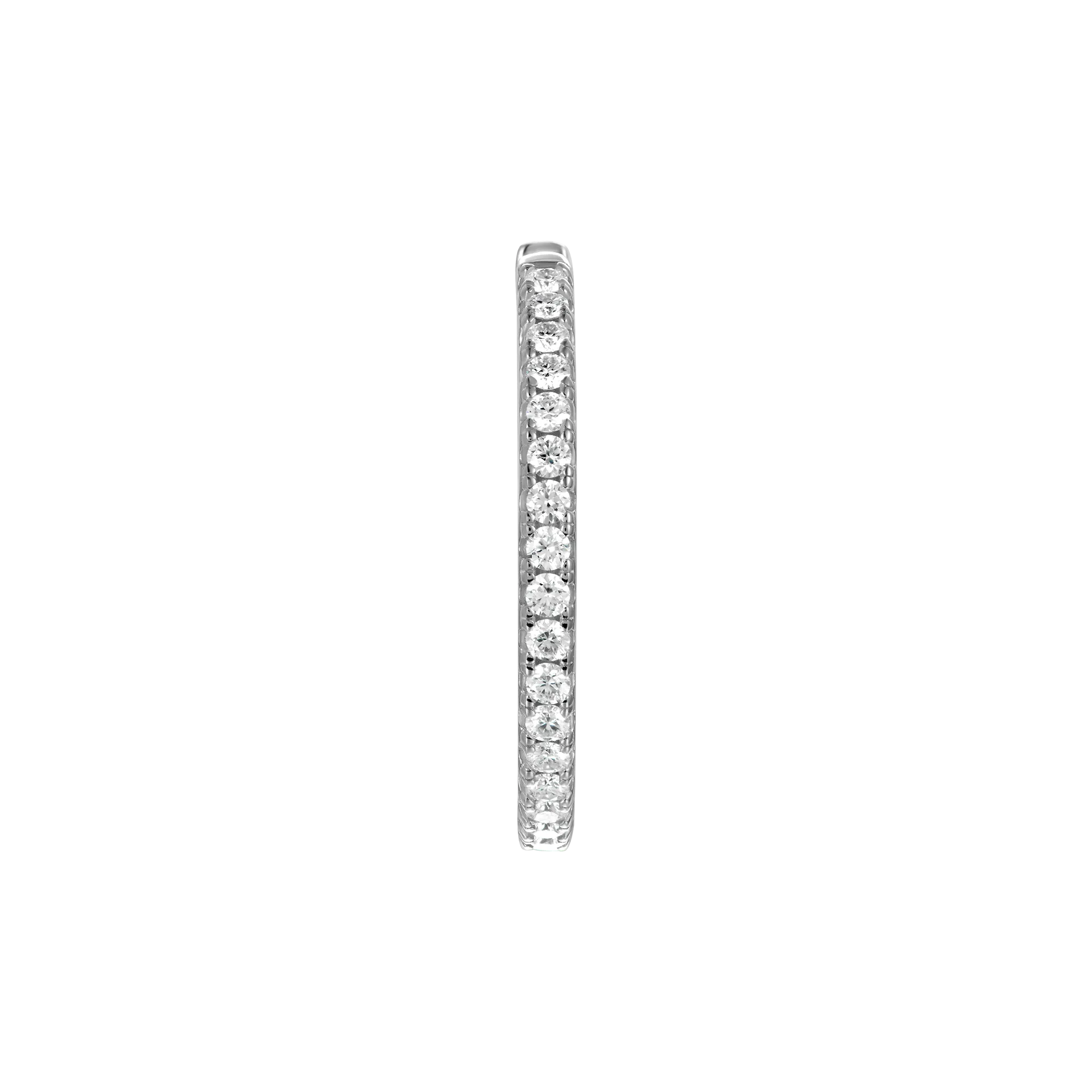 Women's One Row Large Hoop Earring