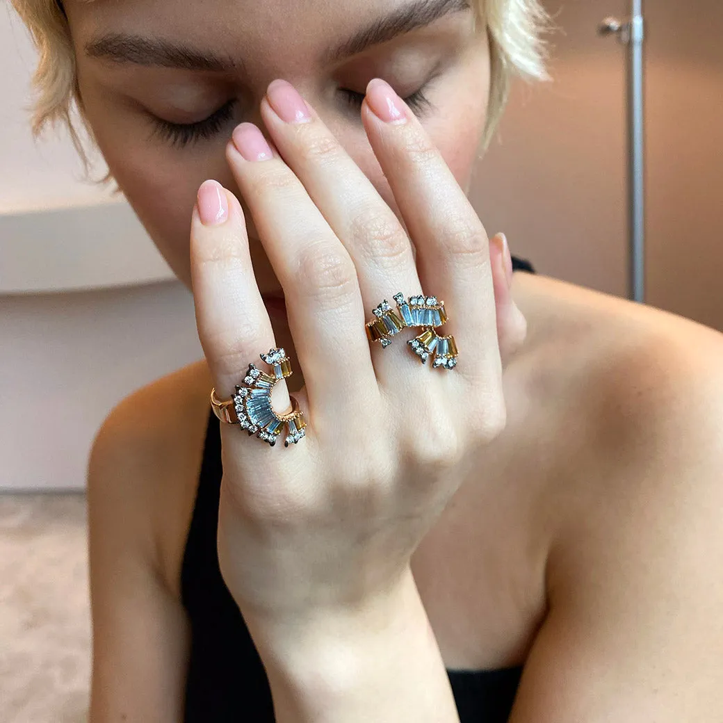Y Ruched Ring