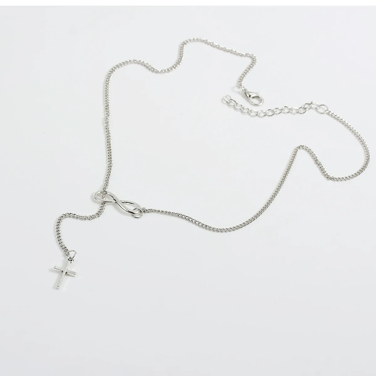 Y Shaped Lariat Necklace Link Cable Chain